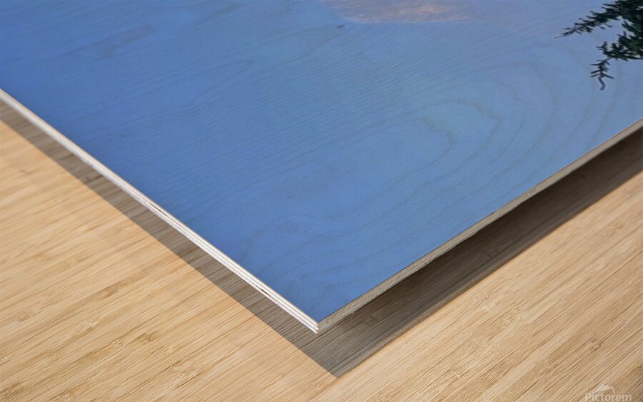 The Floating Ridge Wood print