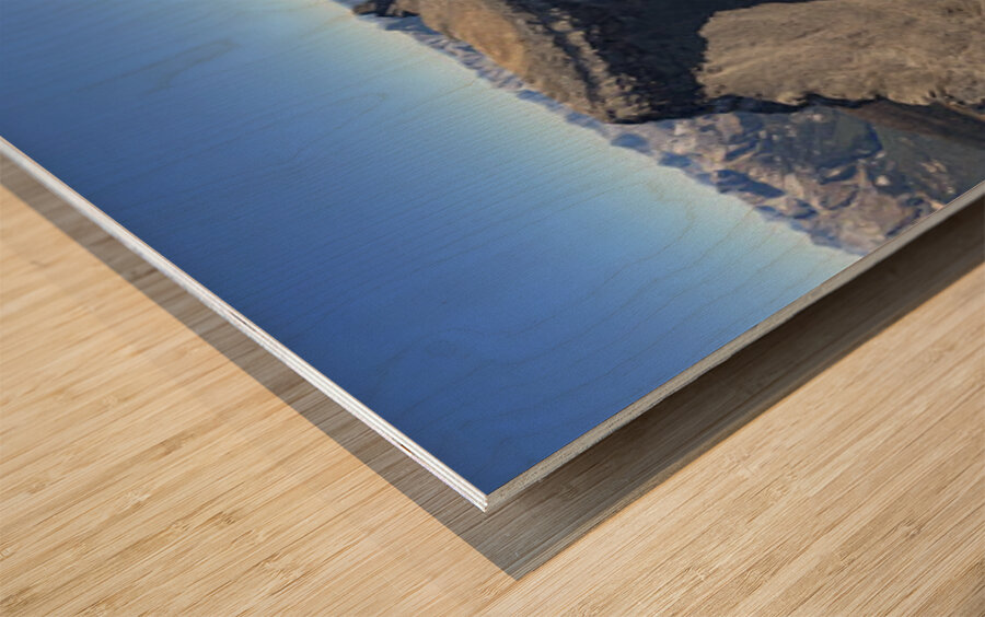 Helena Ridge & Castle Mountain panorama Wood print