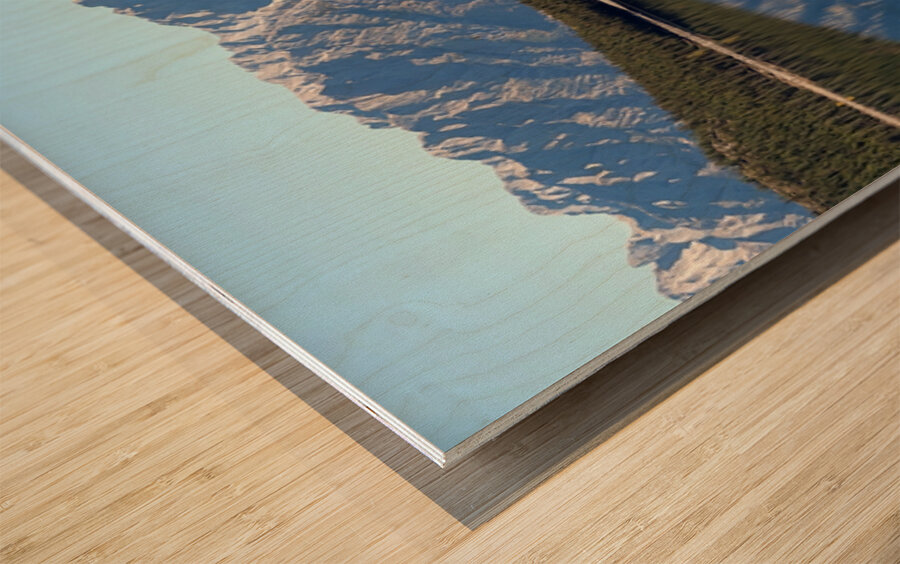 Upper Kananaskis Lake reflection 1 Wood print