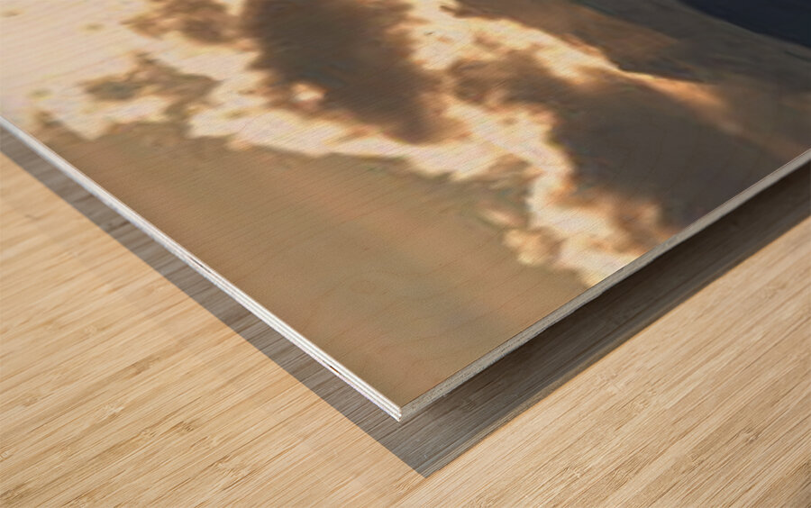 Cathedral of Light — Front Range Wood print