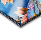 Blue Yellow Dragonfly Acrylic print