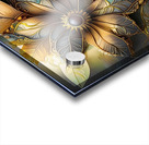 Golden Flower Acrylic print