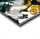 Green Gold Dragon Acrylic print