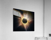 Moon Covers Sun Acrylic Print