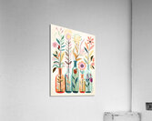 Flower Bottles Acrylic Print