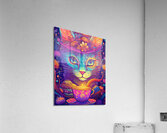 Cat Tea Impression acrylique