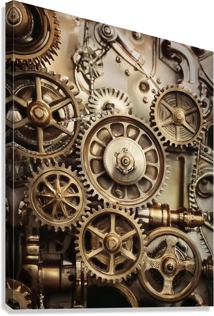 Gears Canvas Print