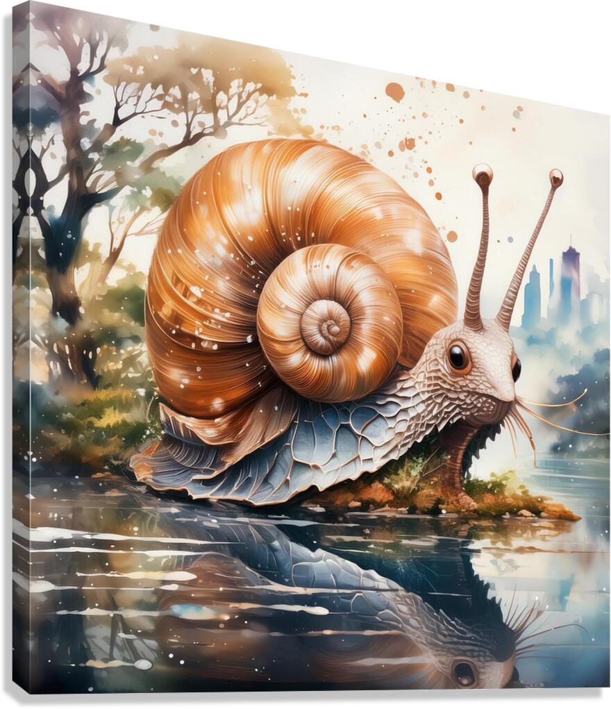 Snail Canvas Print