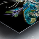Invert Dragonfly Metal print