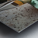 Wine & Cheese Metal print