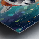 Color Me Lama Metal print