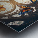 Butterfly Window Metal print