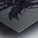 Moth Lady Metal print