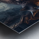 Alley Cat Metal print