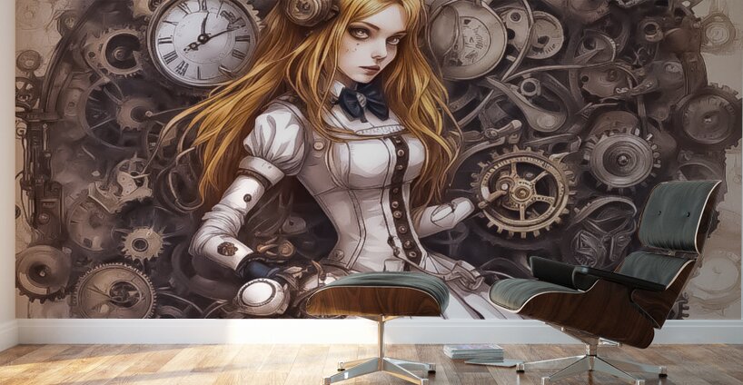 Clockwork Girl by Greta And Jade Fundraiser Wall Art