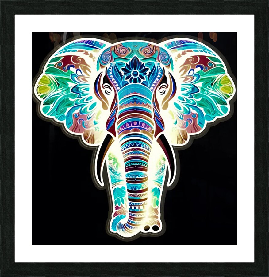 Eephant Picture Frame print