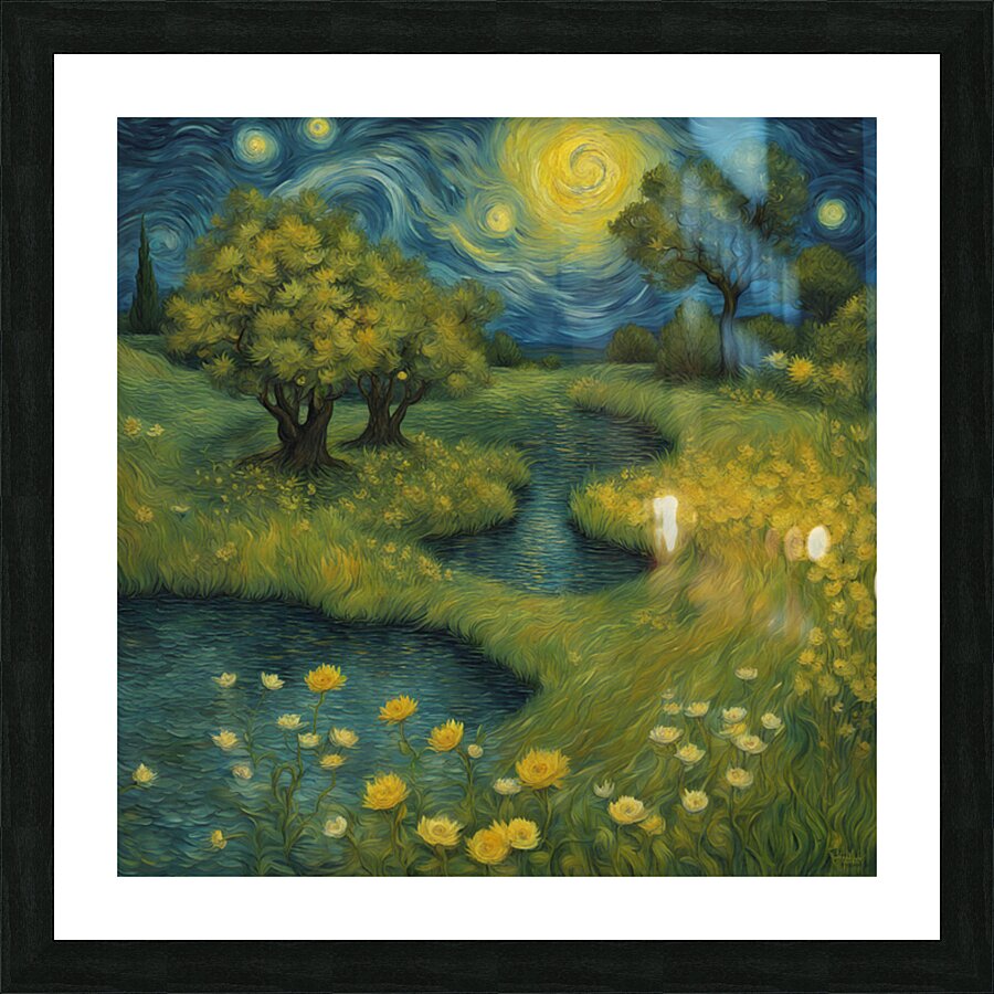 Pond Picture Frame print