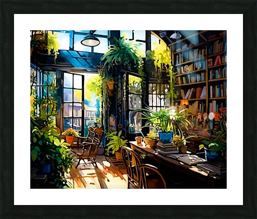 Dream Library Picture Frame print