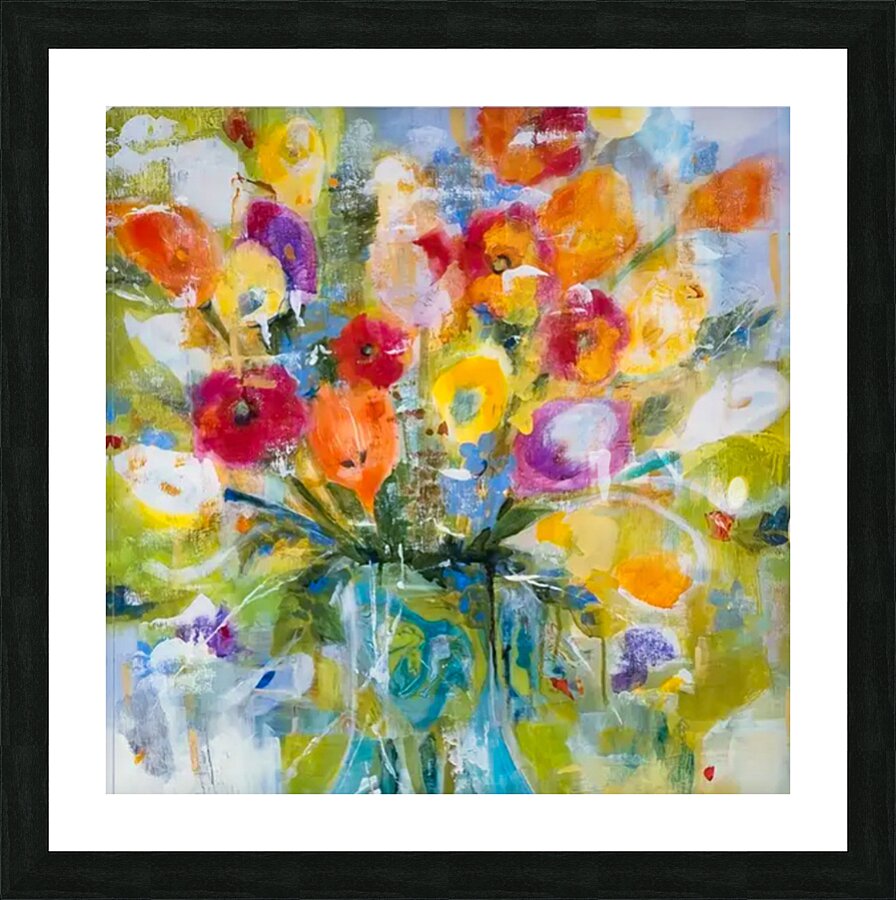 So Many Flowers Picture Frame print
