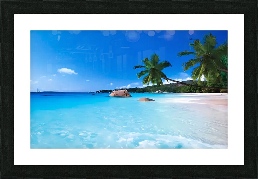 Beach Picture Frame print