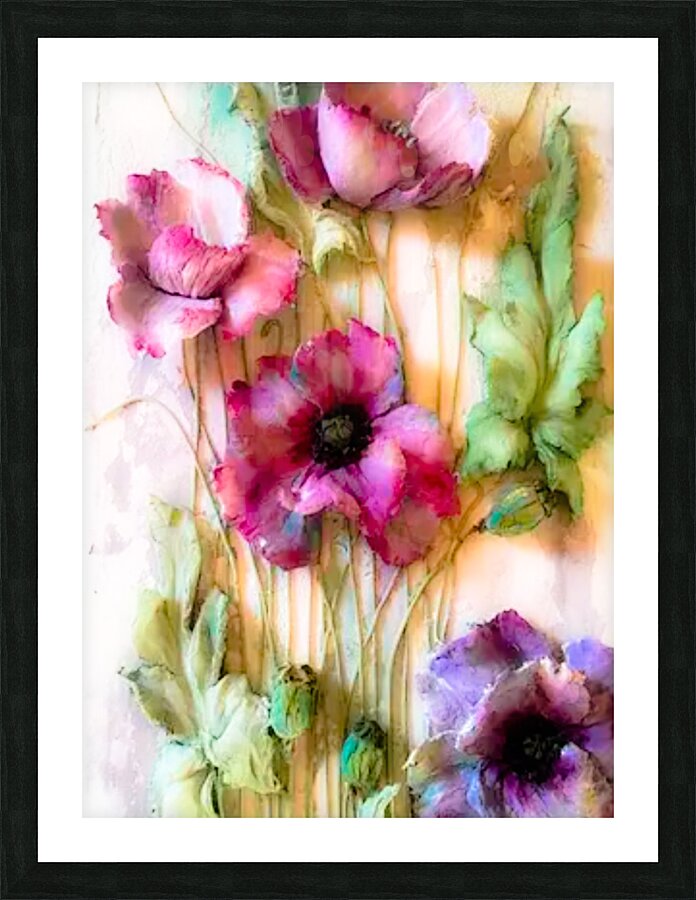 Wall Flowers Picture Frame print
