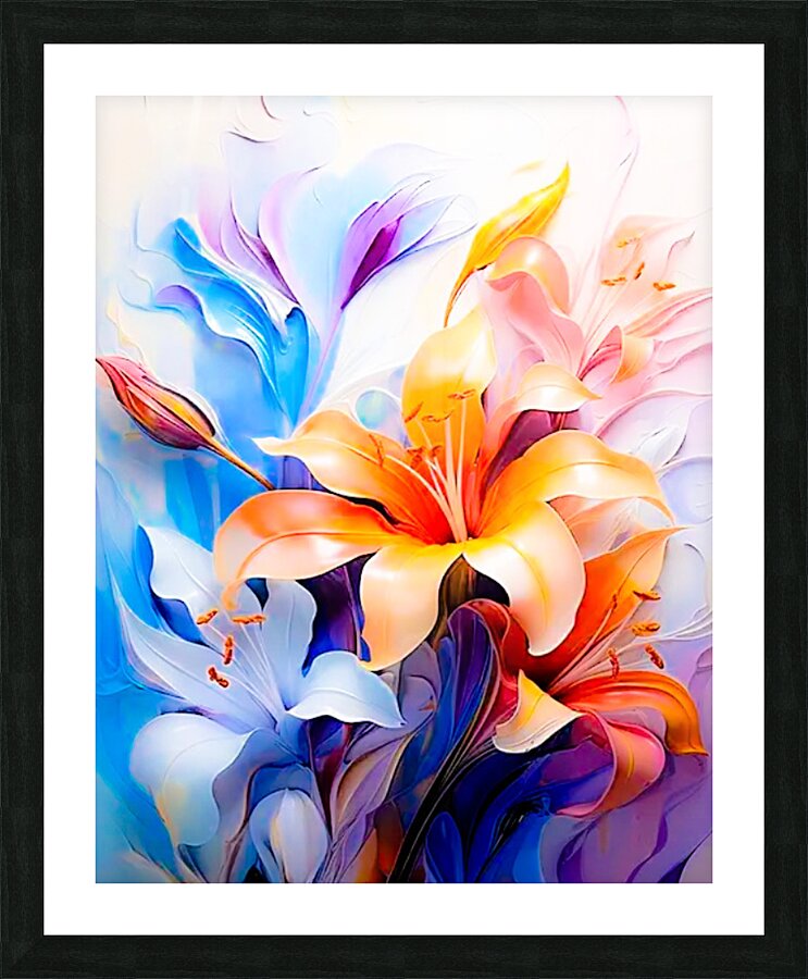 Day Lily Picture Frame print