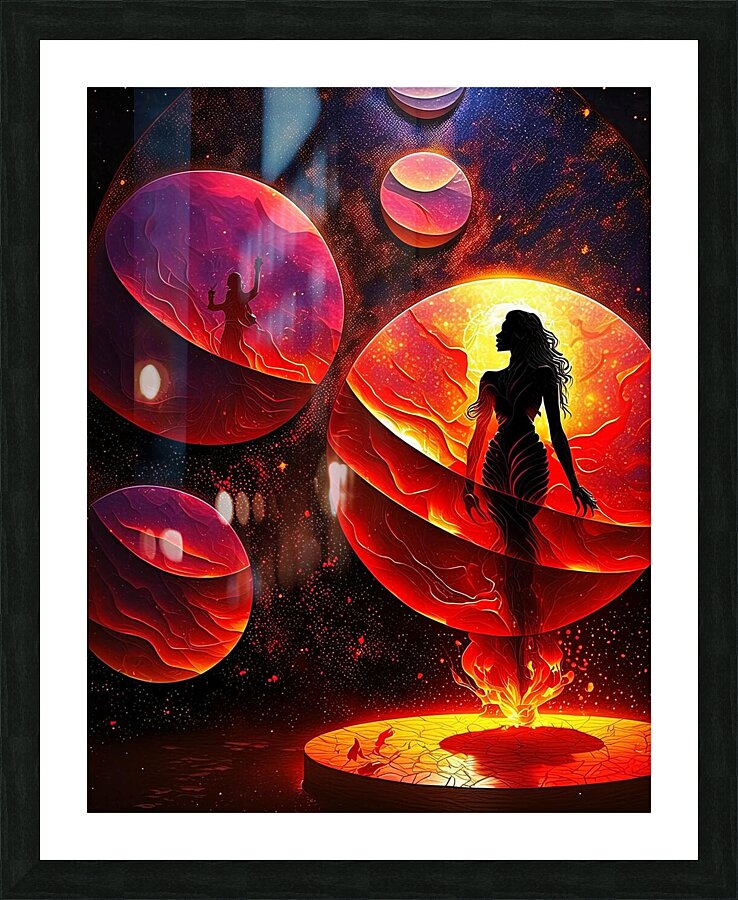 Worlds Away Picture Frame print