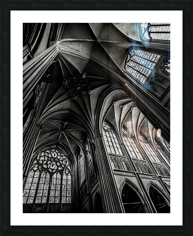 Gothic Walls Picture Frame print