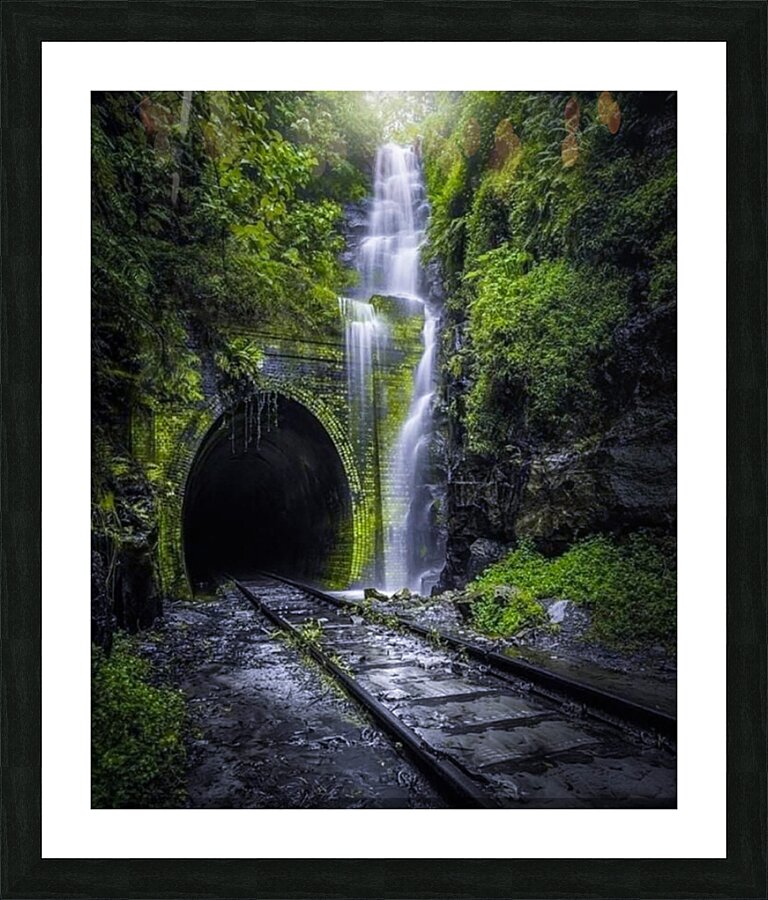 Train Tunnel Picture Frame print