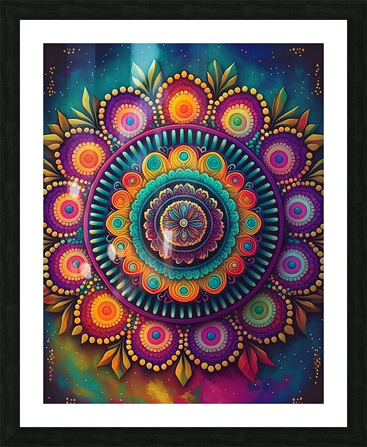 Mandala  1 Picture Frame print