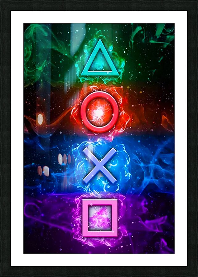 Game Signs Picture Frame print