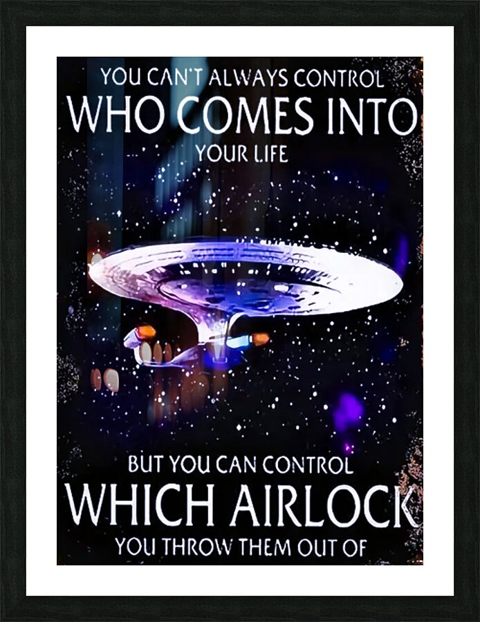 Airlock Picture Frame print