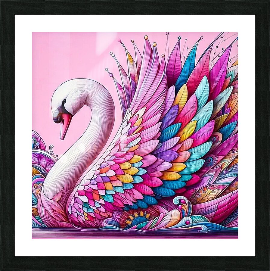 Goose Picture Frame print
