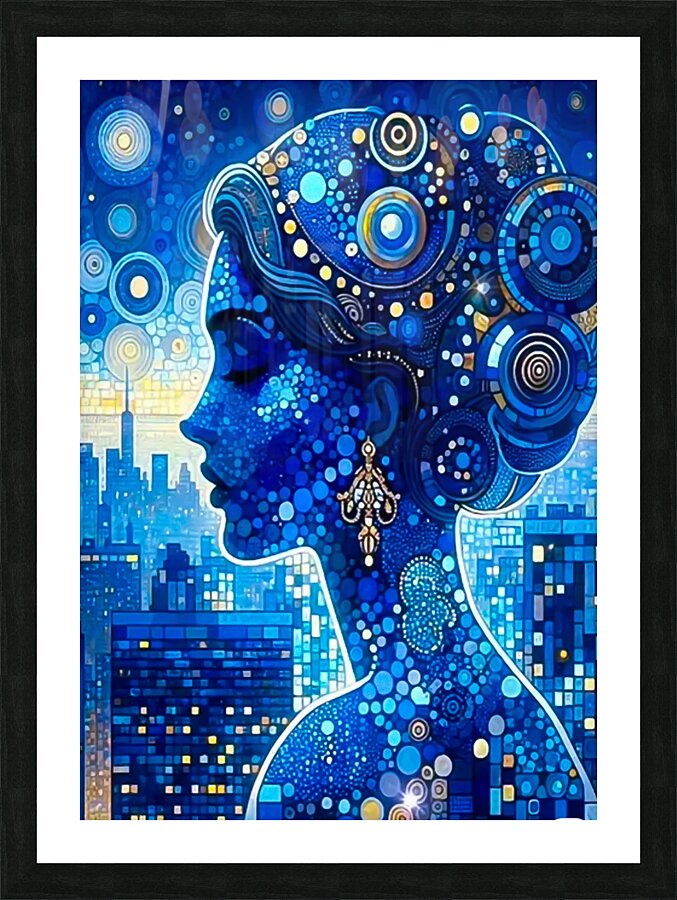 Mo Lady Picture Frame print