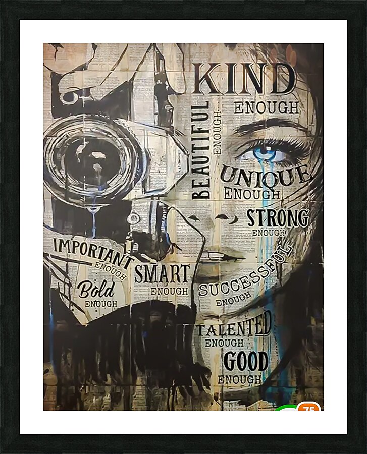Kind Enough Picture Frame print
