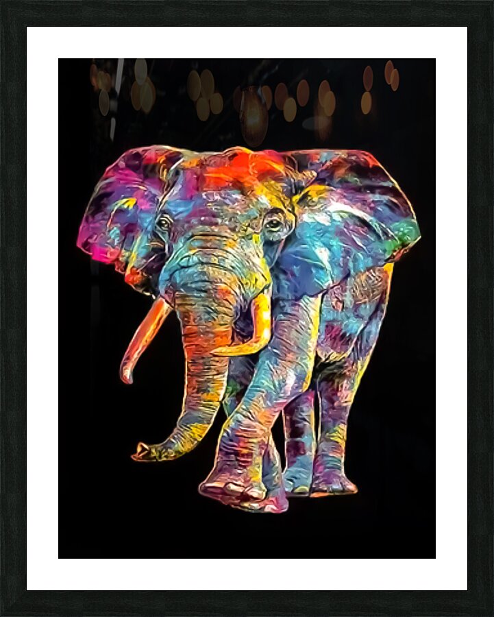 Elephant Picture Frame print