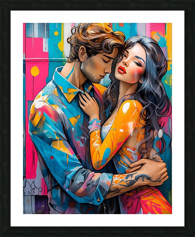 Kiss Picture Frame print