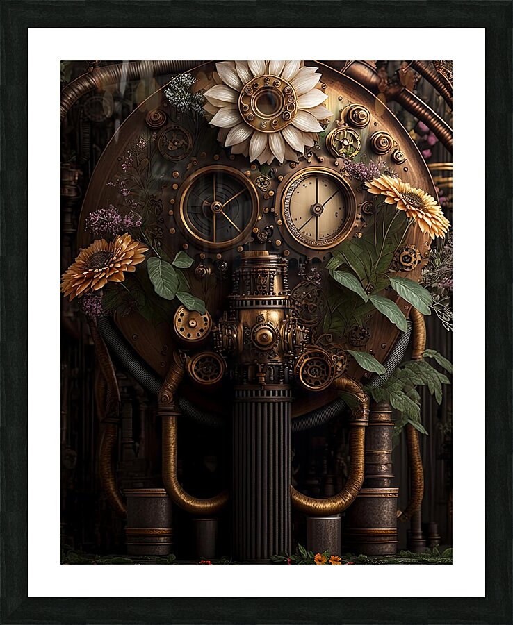 Pipes  Picture Frame print