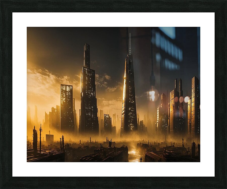 Old City Picture Frame print
