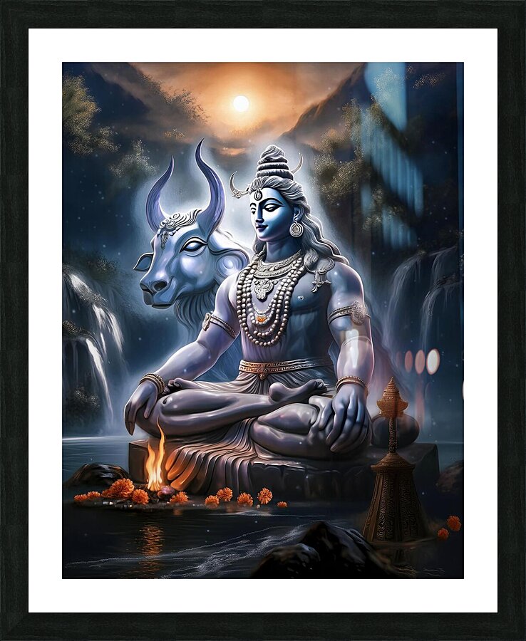 Shiva Picture Frame print