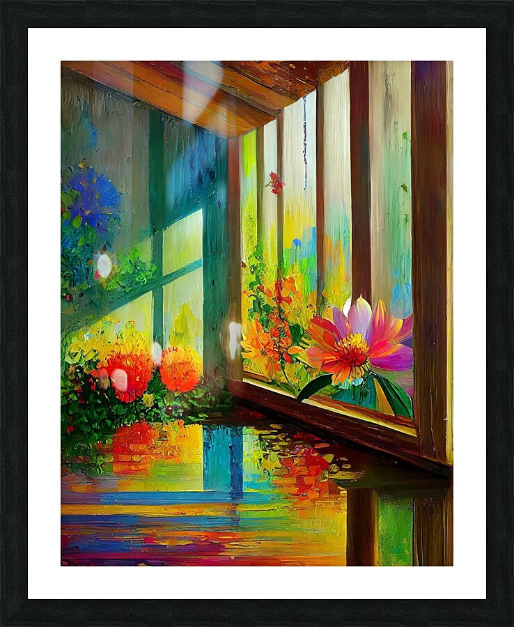 Window Picture Frame print