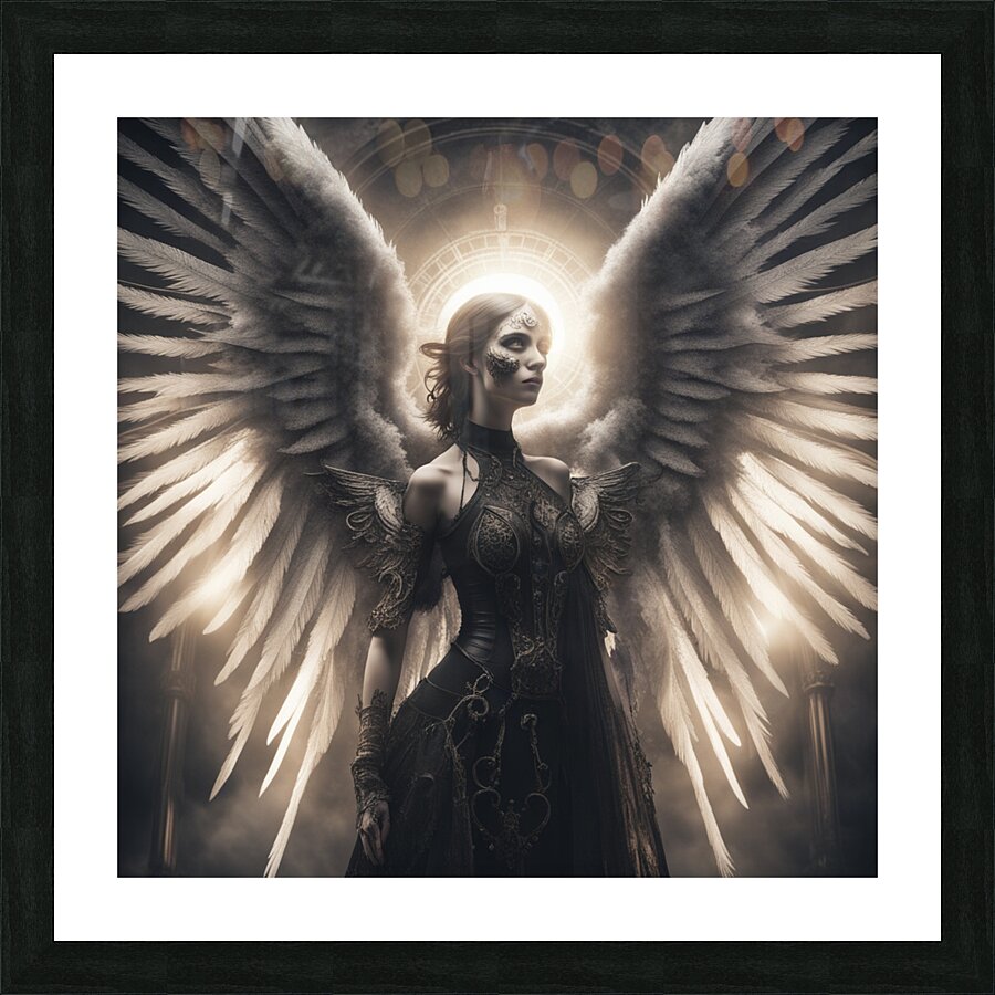 Steam Angel Picture Frame print