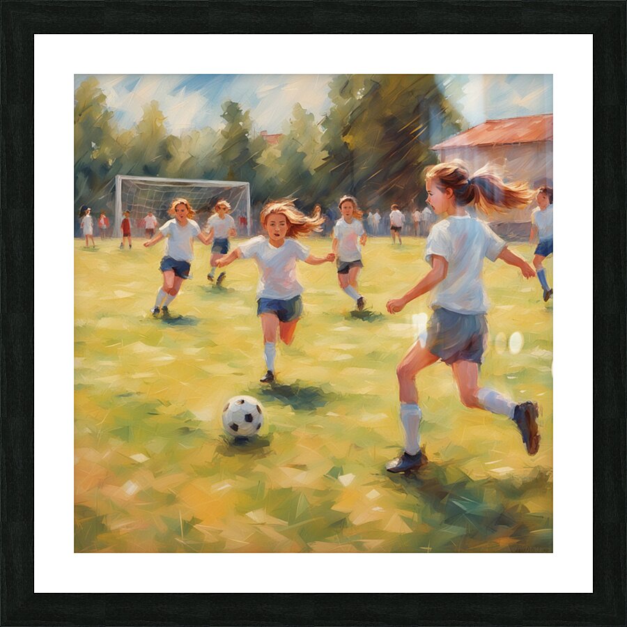 Soccer Team Picture Frame print