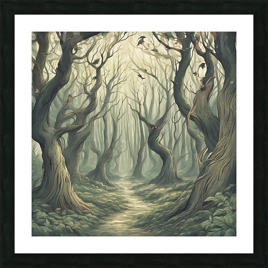 Woods Picture Frame print