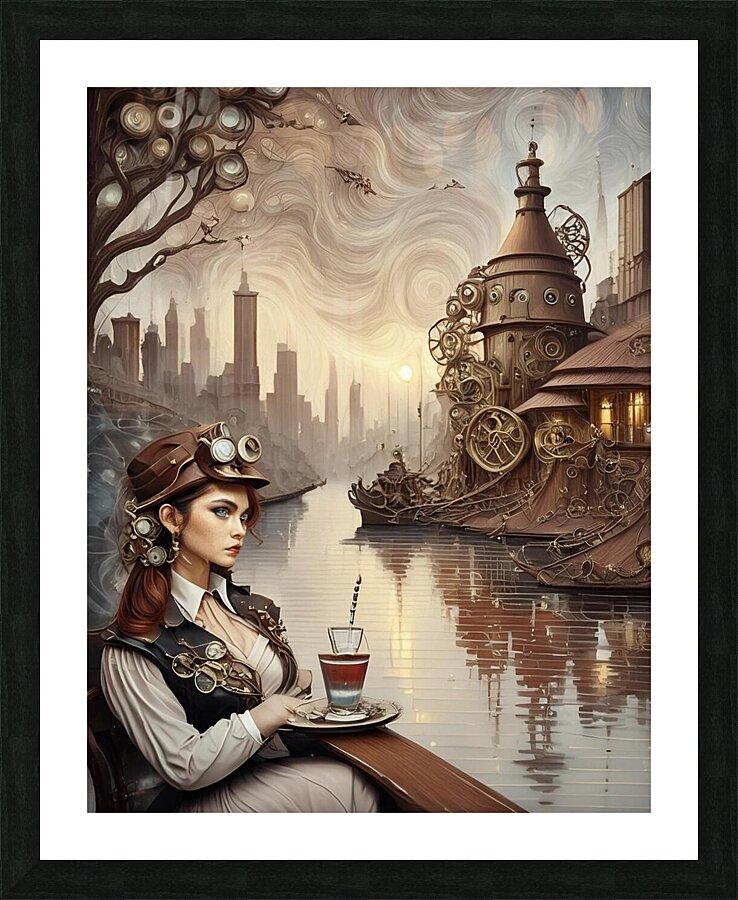 Having Tea Picture Frame print