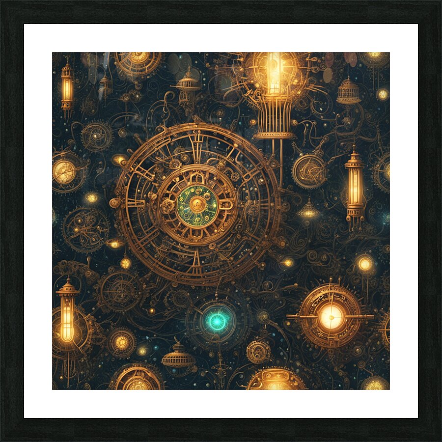 Time Light Picture Frame print