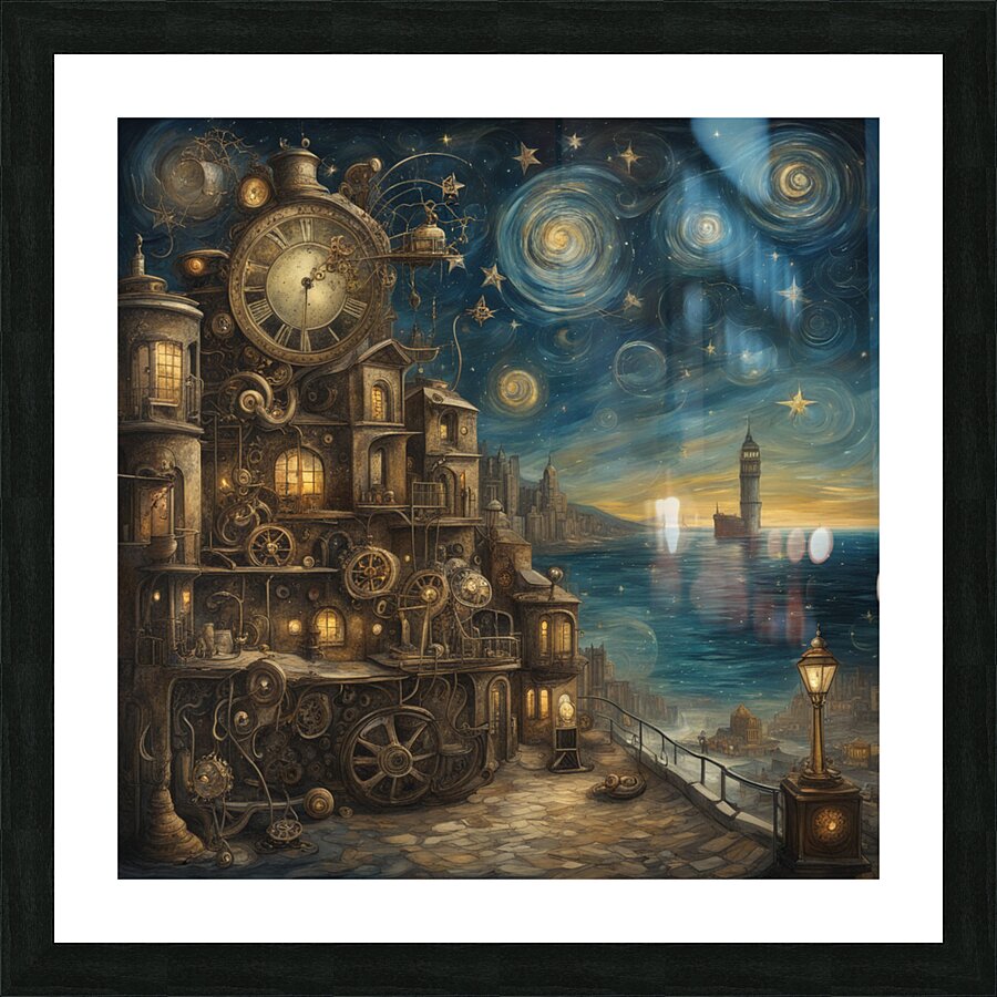 On The Seaside Picture Frame print