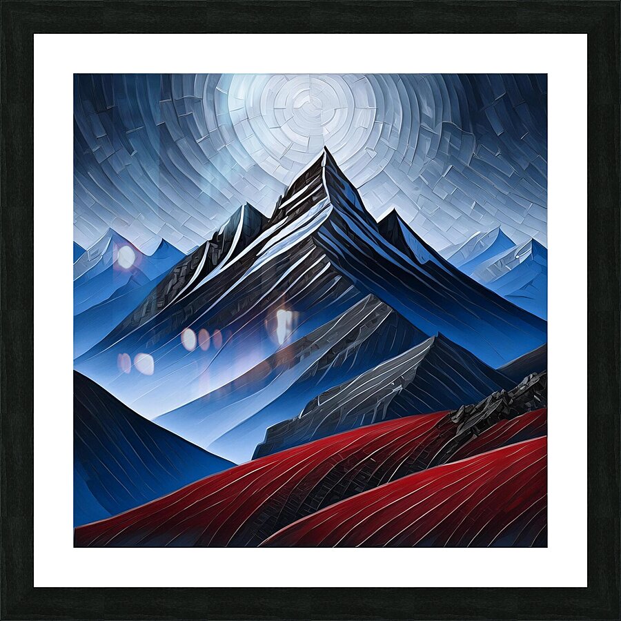 Mountains Picture Frame print