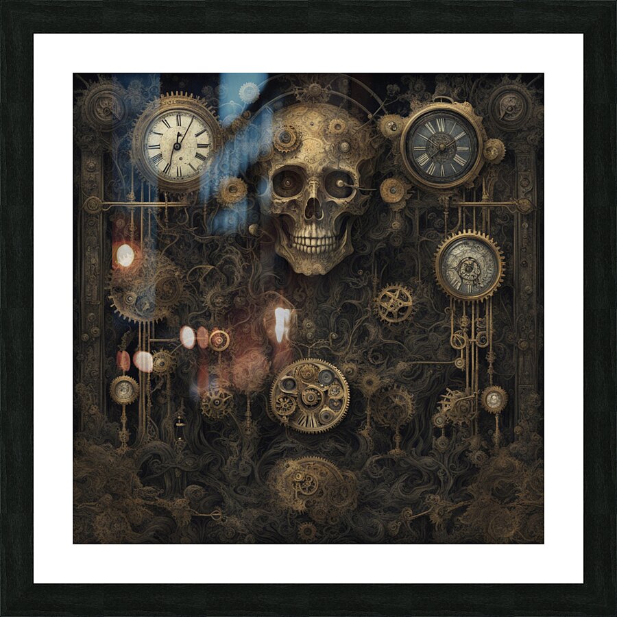 Dream Skull Picture Frame print