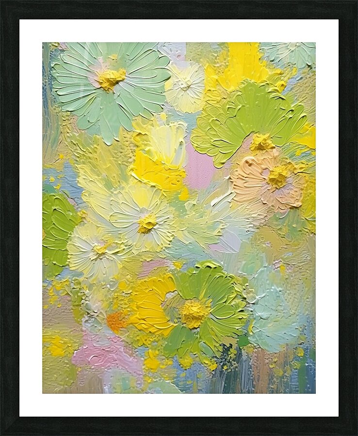 Yellow Picture Frame print